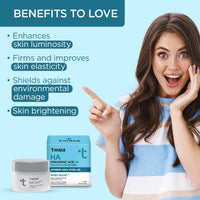 Twasa 2% Hyaluronic Acid Gel Cream 50g | Oil-Free, Non-Sticky, Light Water Gel for Fast Absorption & Intense Hydration | Long Lasting Hydration | For Dry Skin, Normal & Sensitive Skin
