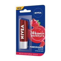 NIVEA Lip Balm, Fruity Cherry Shine, 4.8g And NIVEA Lip Balm, Pomegranate Shine, 4.8g