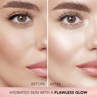 FACES CANADA Rose Glow Kit | Rose Gold Strobe Cream (30ml) + Medium Natural All Day Hydra Matte Mini Foundation (18ml) | Makeup Kit For Women (Combo Pack of 2)