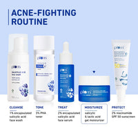 Plum Salicylic & Lactic Acid Skin-smoothing Gel Moisturizer | Fights Acne | Improves Skin Texture | Hydrates & Smoothens Skin | Lightweight Gel-based | 100% Vegan | 50g