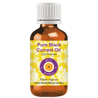 Deve Herbes Pure Black Currant Oil (Ribes nigrum) | Cold Pressed | Natural | Undiluted | For Diluting Essential Oils | For Skin & Massage | Men & Women | 30ml