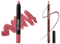 MARS Matte Lip Liner One Swipe Smooth Long Lasting Lip Pencil (1.4gm) (04-SCANDALOUS BROWN)Long Lasting Crayon Lipstick up to 12 Hours Stay Matte Finish Waterproof Lip Crayon (3.5 gm) 22-I Am Romantic