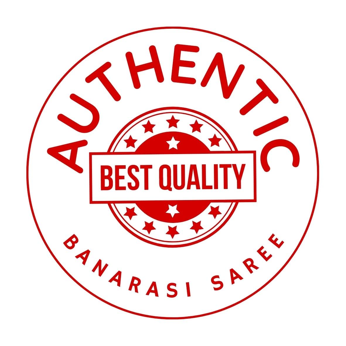 Shravanya Women's  Banarasi Silk Saree with Designer Embroidery and Stone Work with Jacquard Pallu, Border and Plain Unstitched Blouse Piece