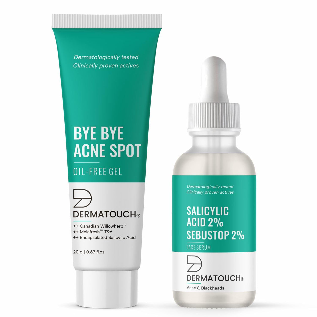 DERMATOUCH Acne Soothing Kit | For Acne & Acne Spots Reduction | For Blackheads Reduction | Specially For Acne Prone & Oily Skin | For Both Men & Women