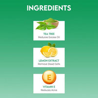 Jovees Herbal Tea Tree Oil Control Face Wash for Oily & Sensitive Skin | Paraben & Alcohol-Free, Controls Oil, Prevents Breakouts, Remove Dead Skin | Gentle Cleanser For All Skin Types - 300ml