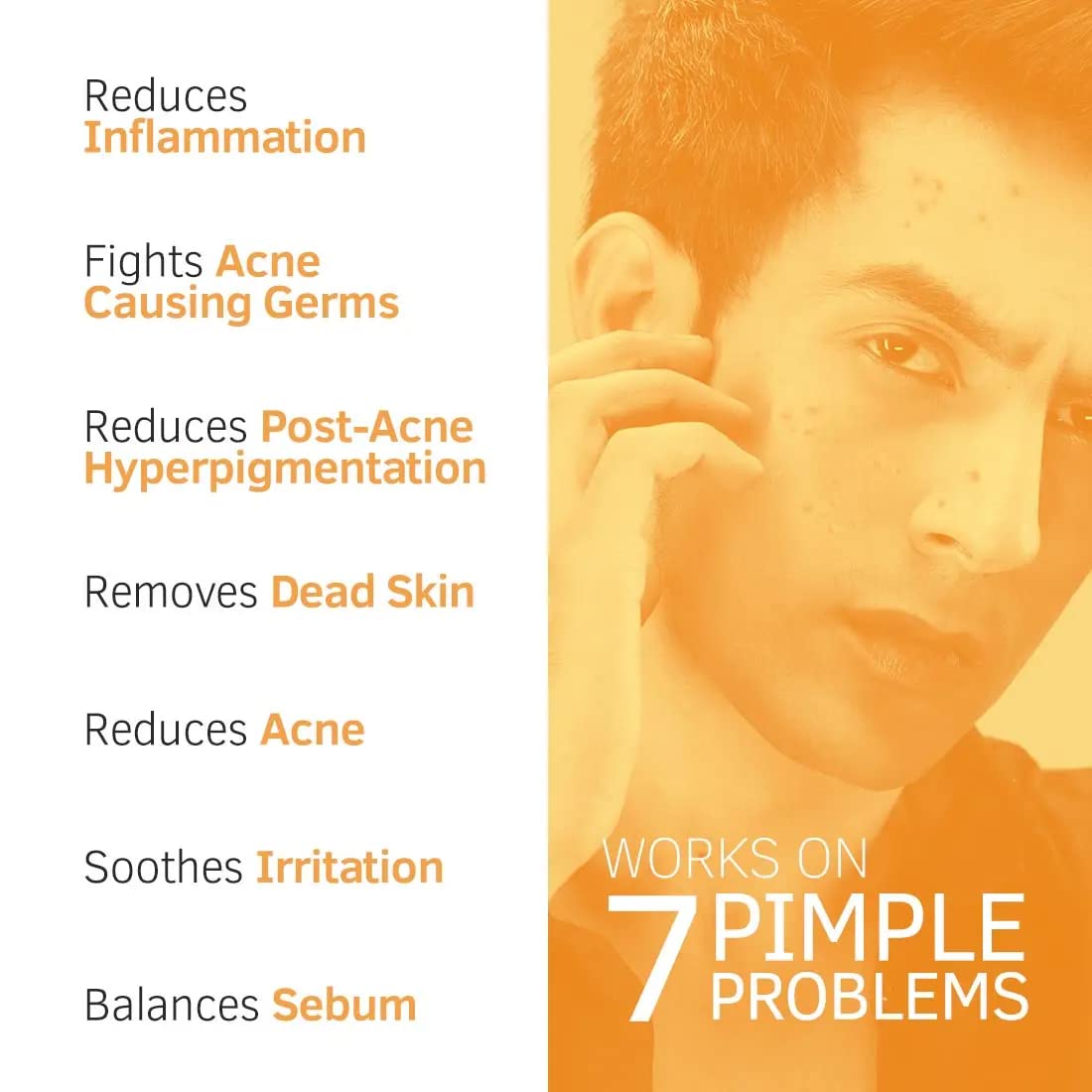 Ustraa 20% Vitamin C Face Serum - 30ml | 20% Vitamin C in Pure form | Anti-Aging, Brightening & Anti Acne Spot Gel- 15ml | Reduces 99.9% Pimple-Causing Germs, With 2% Salicylic Acid, Neem & Vitamin B3