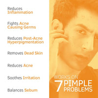 Ustraa De-Tan Cream For Men - 50 g | Effective Tan Removal | Even Skin tone, Prevents Dark Spots & Anti-Acne Spot Gel - 15 ml | Reduces 99.9% Pimple-Causing Germs | With Neem & 2% Salicylic Acid