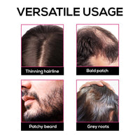 RENEE Cover-Up Hair Powder- Brown, Helps Cover Grey Roots & Bald Spots Instantly, Highly Pigmented, Fuller and Denser, Long-Lasting & Matte Finish, Fine Powder for Flawless Application, 4gm