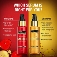 TRESemme Gloss Ultimate Ultra Shine Hair Serum 100ml with Macadamia Oil & Vitamin E, for Super shiny Finish (Pack of 3)