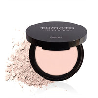 FLiCKA Tomato Compact Powder For Oil-Free, Matte Finish, Lightweight, Lasts up-to 8hrs | Enriched with SPF, Suitable For All Skin Types| 02 Beige, 9g
