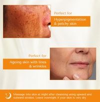 Barva Sunshine Dew Face Oil, For Radiant, Youthful & Glowing Skin. Contains Saffron, Vitamin E, Turmeric, Liquorice & Ghee blend.30ml