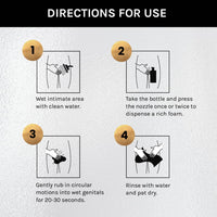 Skin Elements Men's Intimate Wash JUMBO Pack | with Refill | For 180 Days | 420 ml | pH Balanced Hygiene Foaming Wash | Prevents Bad Odor and Irritation| with Tea Tree Oil | Super Saver Pack |