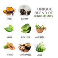 Ustraa Ayurvedic Face Wash - Neem & Haldi - 100g | Helps Heal Skin | Skin Brightening & Deep Cleansing Powers | Removes Excess Oil | No SLS, No Paraben