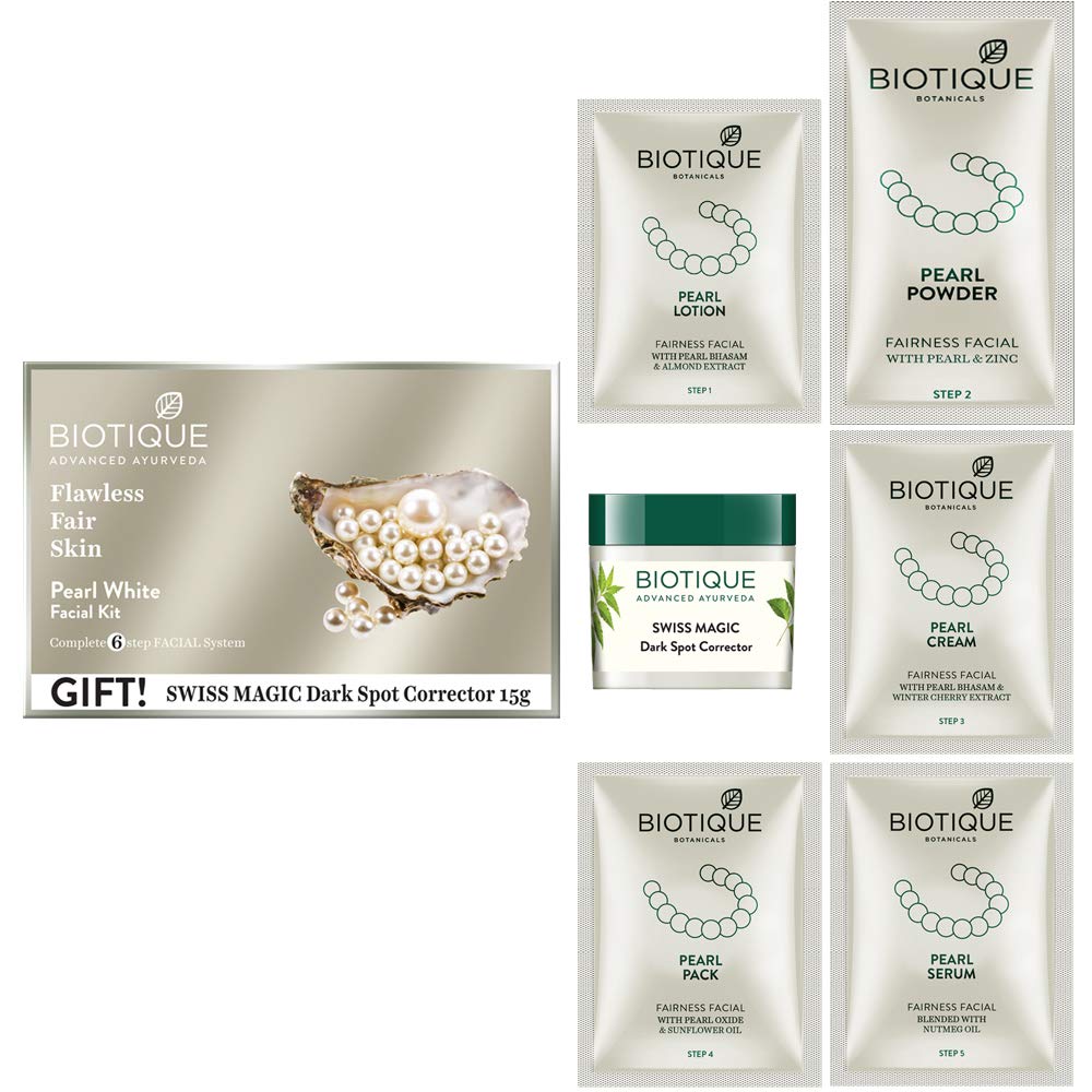 Biotique Bio Pearl White Facial Kit, 65g
