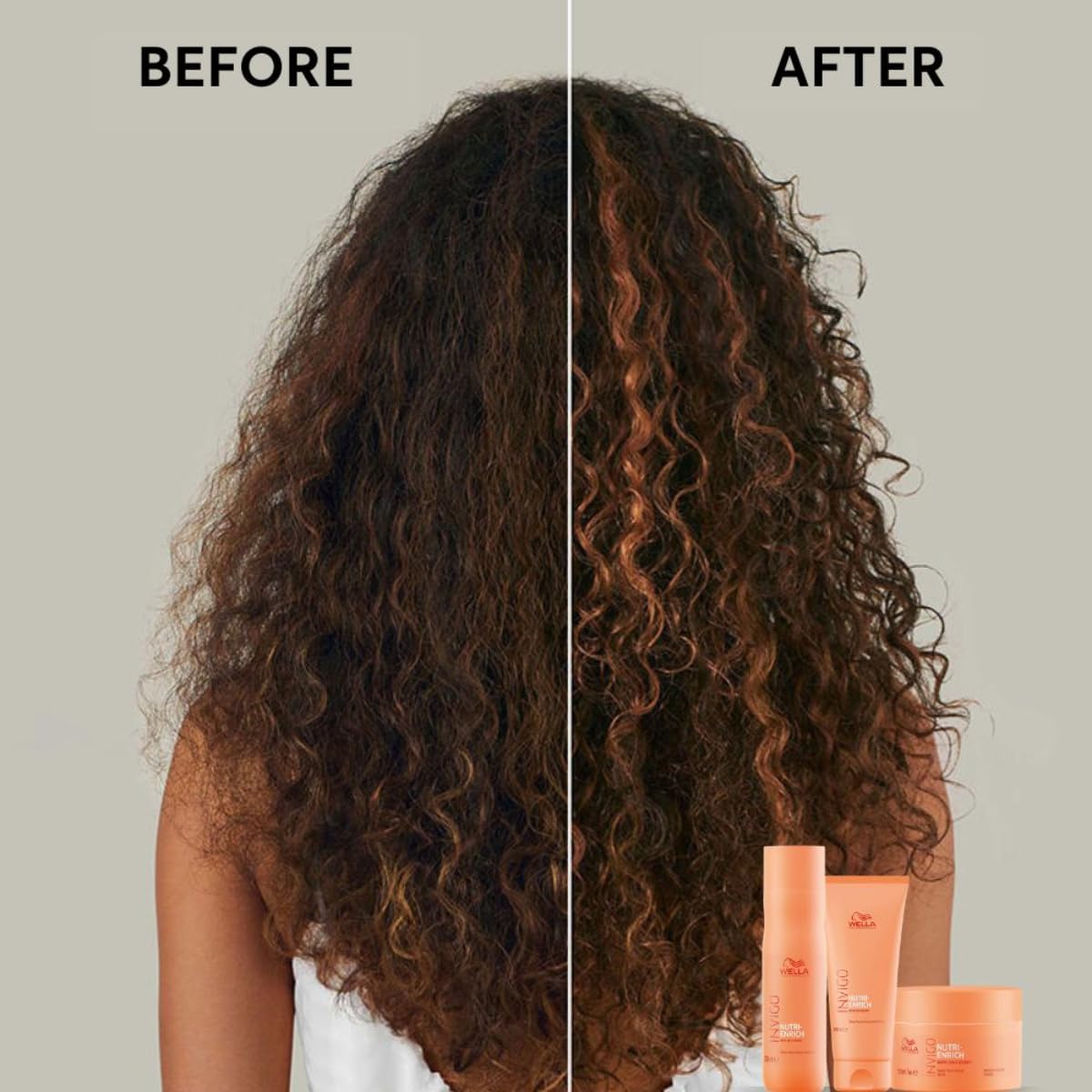 Wella Professionals Invigo Nutri-Enrich Conditioner | Deep Conditioning for Dry, Frizzy & Damaged Hair | 200 ml | With Goji Berry & Vitamin E