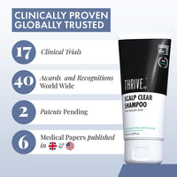 ThriveCo Anti Dandruff Scalp Clear Shampoo | Removes Dandruff From Source | Helps With flaky, Itching, Irritation & Redness Accompanying Dandruff | 100% Effective with First Use | With clinically proven Zenscalpin™, Octopirox, Salicylic Acid Formulation |