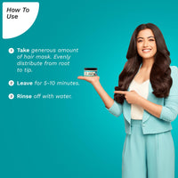 Pilgrim Redensyl & Anagain Hairfall Control Hair Mask with Black Korean Rice 200gm | Reduces Hair Loss Boost Hair Growth and Thickness| For Men & Women | Sulphate and Paraben Free |