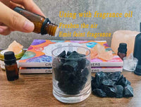 DUQGUHO Black Obsidian Natural Crystal Quartz Bulk Raw Rough Healing Crystal Stones Reiki Crystal Stone Tumbling Cabbing Fountain Rocks Polishing Cutting Gemstone 0.45 lbs 07 Obsidian