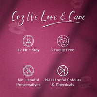 Oliva Liquid Lipstick, 12HR Long-lasting Matte Lipstick, Non Transfer, High Coverage, Water & Smudge Proof, Light Weight & Cruelty-Free - 2ml (Plum Pop 12)