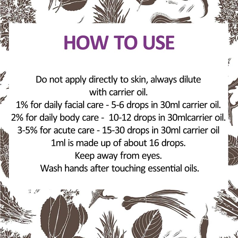 Deve Herbess Pure Frankincense Essential Oil (Boswellia carterii) Steam Distilled 15ml