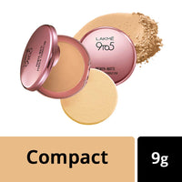 Lakmé 9 to 5 Primer with Matte Powder Foundation Compact, Ivory Cream, 9g And Lakmé 9 to 5 Primer with Matte Powder Foundation Compact, Silky Golden, 9g
