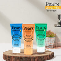 Pears Pure and Gentle Daily Cleansing Facewash, Mild Cleanser With Glycerine, Balances Ph, 100% Soap Free, 60 g