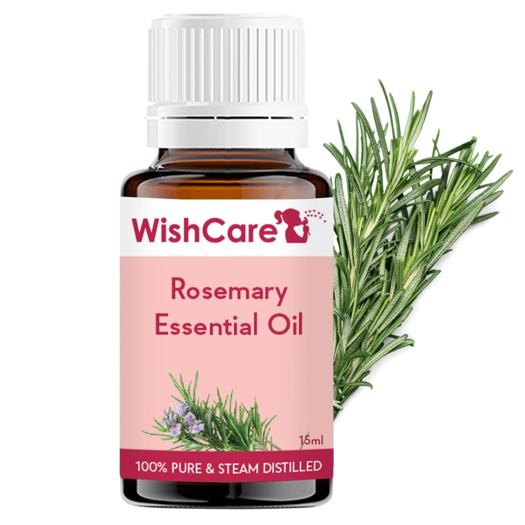 WishCare® Rosemary Essential Oil 15 ML - 100% Pure, Undiluted & Natural