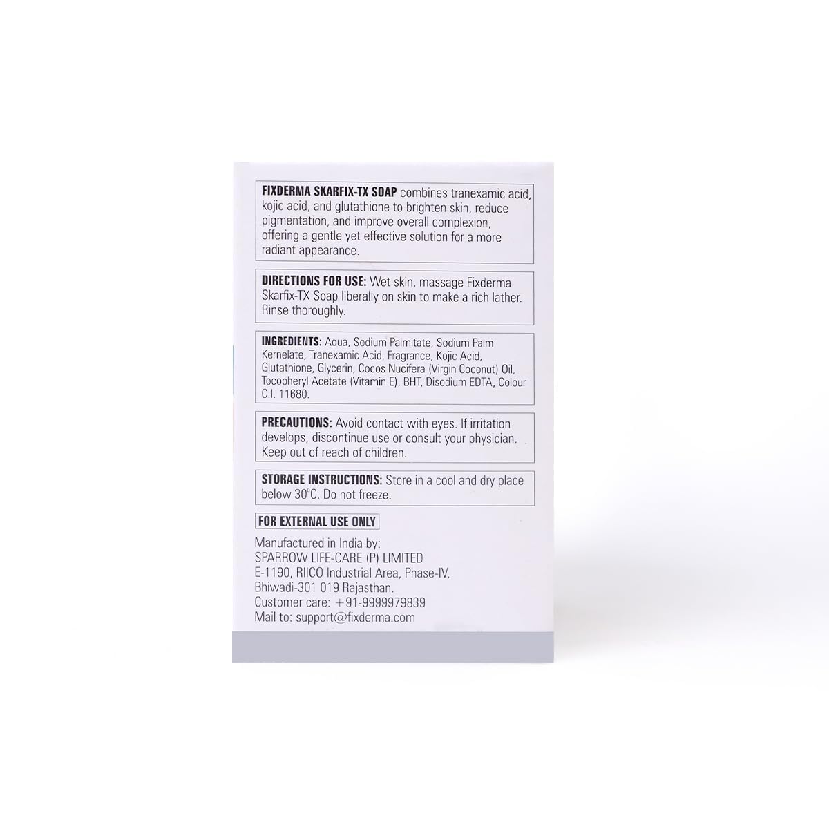 Fixderma Skarfix -TX 1% Kojic Acid Soap For Skin Whitening | Glutathione Soap for Skin Whitening | Kojic Skin Whitening Soap for Pigmentation | Skin Whitening Soap for Women & Men - 150gm (Pack of 2)