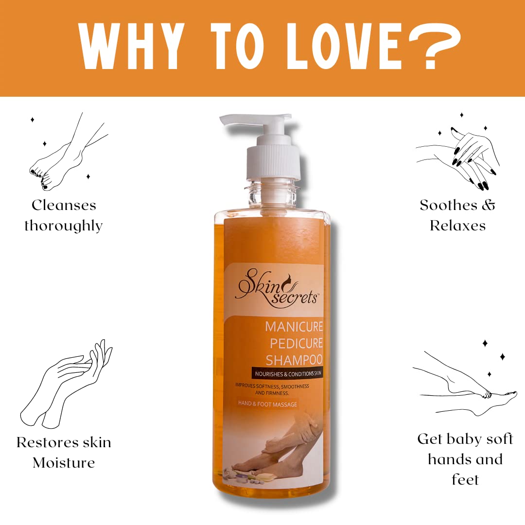 Skin Secrets Soothing and Refreshing Enriched with Orange Manicure Pedicure Shampoo 500ml
