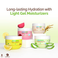 Mamaearth Aloe Refresh Hydrating Light Gel Moisturizer with Aloe Vera & HA 200g | Long-lasting Non-sticky Hydration | Oil-free, Lightweight & Quick-absorbing |Free from Harmful Chemicals |Soothes Skin