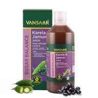 Vansaar Karela & Jamun Juice-1L| Blood sugar level management | Suitable for diabetes & prediabetes care