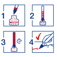 edding 3000 permanent marker - green - 1 pen - round nib 1.5-3 mm - quick-drying permanent markers - waterproof, smudge-proof - for cardboard, plastic, wood, metal, fabric - marker pens 08: 1 Pen - Green