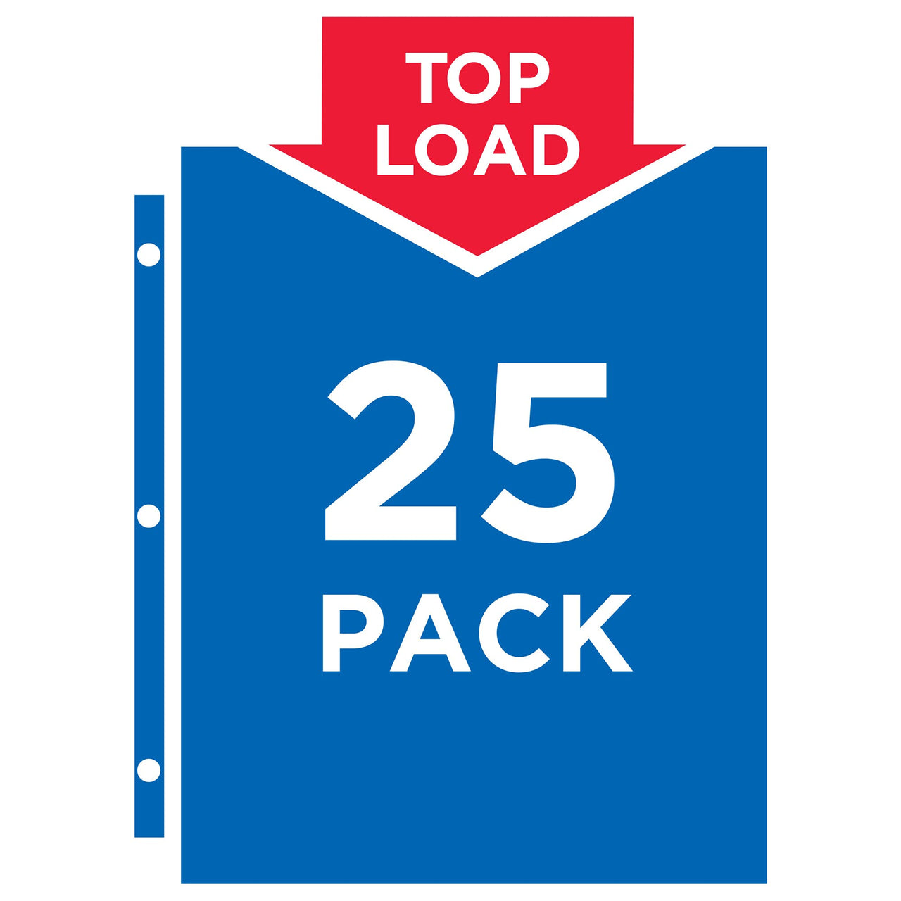 Avery Clear High-Capacity Sheet Protectors, Hold 50 Sheets, Heavyweight, 25 Multi Page Protectors (74171) 25 Count (Pack of 1)