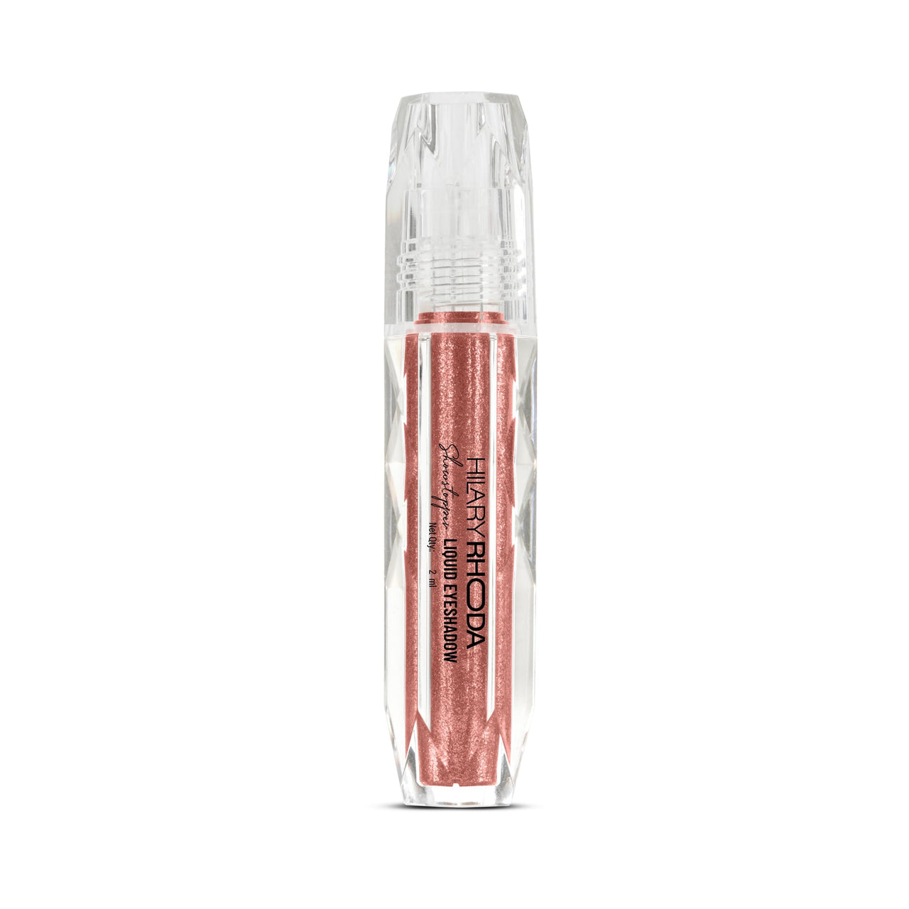 Hilary Rhoda Showstopper Liquid Eyeshadow | Gel-Based Formula | Shimmer Finish | Highly Pigmented | Blends Easily | Create Versatile Looks | 2ml (Rose Gold - Shade 03)