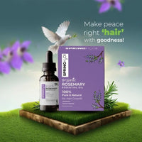 Spring H2O Rosemary Essential Oil,100% Pure and Natural Hair Growth Oil (30 Ml, Pack-2)