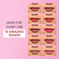 Recode Clay Matte Liquid Lipsticks 2 ML x 10|Long Lasting|Waterproof|Perfect for Gifting,Wedding & Special Occasions|Smudge-proof|Infused with olive & Jojoba Oil|Travel Pack of 10