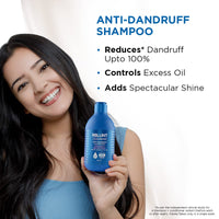 BBlunt Hot Shot Heat Protection Mist 150ml | Anti-Dandruff Shampoo For a Clear & Healthy Scalp 300 ml