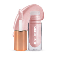 Just Herbs Glaze Pink Nectar Ultra Radiance | Ultra Shimmery Shine | Long Stay | Mess Free | Dewy Finish with Shea Butter and Aloe Vera Liquid Highlighter | All Skin Types | For Women 6g