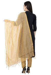 TRENDLOOK Women's  Solid Cotton Silk Dupatta