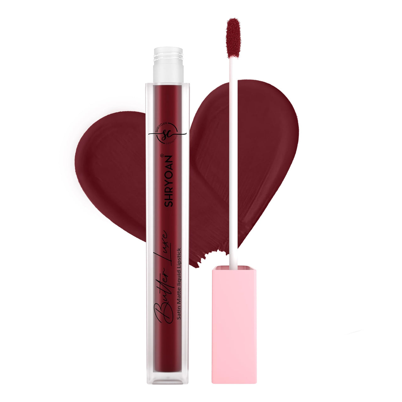 Shryoan Butter Luxe Satin Matte Liquid Lipstick | Ultra Pigmented, Long-Lasting, Non-Transfer Formula, Smooth Lip Color, Weightless Finish, Silky Matte Finish (6ml) (Shade 18, Shade 18)