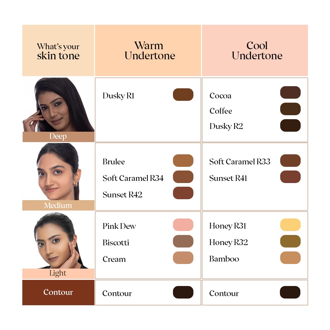 Dazller Face Combi Pack (Honey R31) : Moisturizing Liquid Makeup (Tinted Finish), 27mL + Face Powder (Soft Finish), 30g, Lightweight, with Added Sunscreen, Skin-Friendly Ingredients, Paraben-Free, 100% Vegan, Perfect Everyday Wear