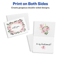 Avery Printable Note Cards with Envelopes, 4.25