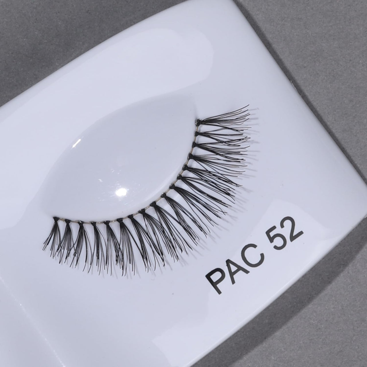 PAC Tapered Eye Lashes for Women (52) | Eye Makeup | Cotton Fake Lashes | No Chemicals or Dyes | Long, Reusable, 3D Natural False Eyelashes Extension (Pack of 1)