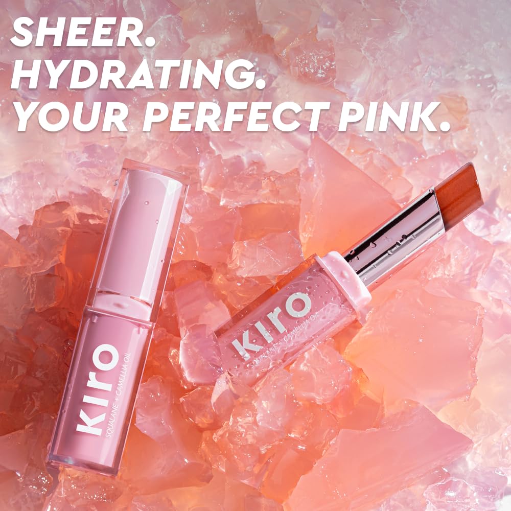 Kiro pH Jelly Twist Colour Adapting Lip Balm - Grape Ice, 3g | Clear to Pink Tint | Hydrating Vegan Lip Balm with Squalane & Camellia Oil