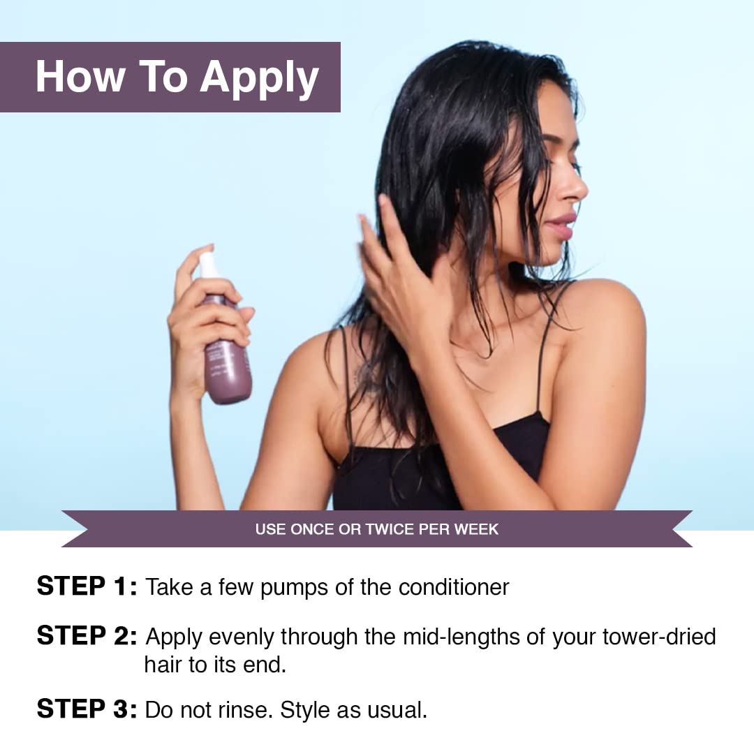 Bare Anatomy Anti Frizz Leave In Conditioner | Deep Conditioned Frizz Controlled Hair For 24 hrs | For Dry & Frizzy Hair | For Women and Men | Get Smoother, Healthy & Glossy Hair | 150ml