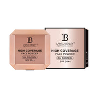 Lakyou Beauty 2in1 High Coverage Compact Powder | Oil Control | SPF-30++ | Waterproof | Matte And Shimmer Shade | Long Lasting | 30g (03(Natural Beige))