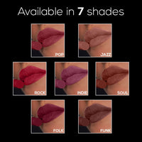 RENEE Matte Lock Lipstick - Rock, Moisturizing, Long Lasting & Weightless Formula, Intense Color Pay Off with Ultra-Matte Finish, Enriched with Avocado oil, Vitamin E, D & Beta-Carotene, 3.5 Gm
