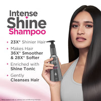 BBLUNT Intense Shine Shampoo with Rice & Silk Protein for 23X* Shinier Hair - 300 ml
