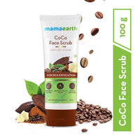 Mamaearth CoCo Face Scrub with Coffee & Cocoa for Rich Exfoliation - 100g