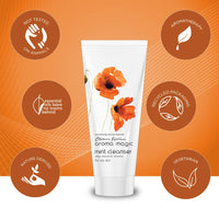 Aroma Magic Mint Cleanser to Refreshes, Heals acne, & Hydrates with Peppermint, Chinaberry seed, jojoba seed, spearmint & clove extracts | For Oily & Acne Prone Skin - 100 gm